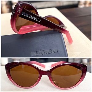 Jil Sander JS649S Sunglasses Purple Rose